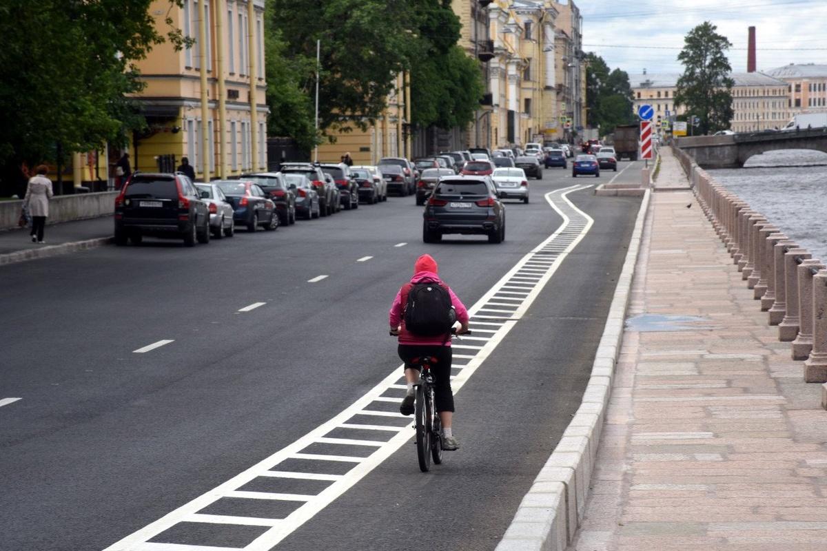 Власти Петербурга готовятся комплексно развивать велополосы