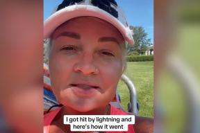 Lightning strike on the beach: American woman miraculously survived