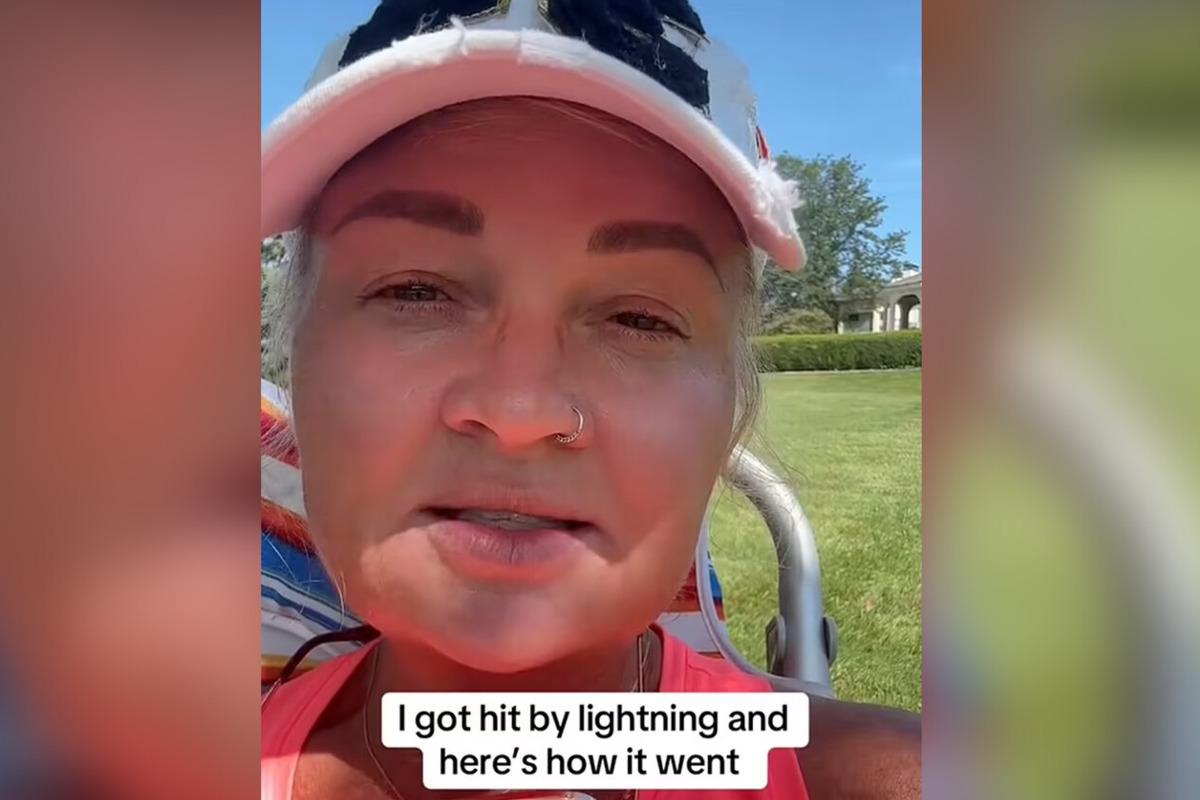 Lightning strike on the beach: American woman miraculously survived