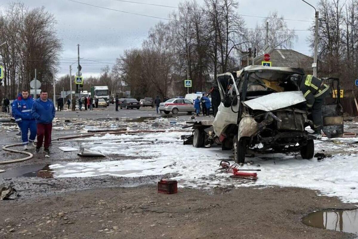 В Тверской области взрыв газовых баллонов в «Газели» убил человека