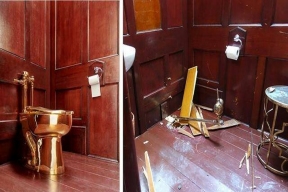 The trial of the thieves of a $6 million gold toilet bowl has begun in Britain