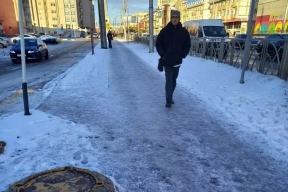 Жители Ставрополя возмущены гололедом на дорогах и тротуарах