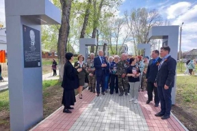 В Парке Победы Саяногорска открыли «Аллею памяти»