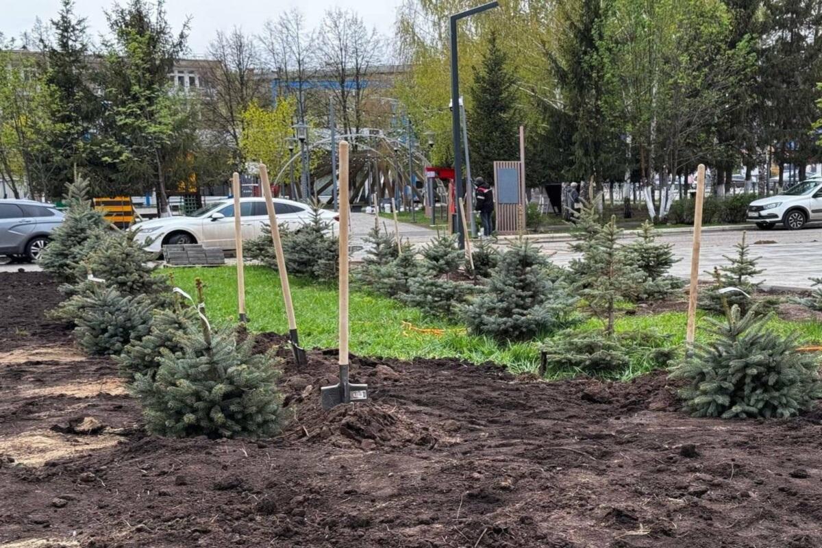 В Менделеевске  организовали акцию «Ель герою», посвященную 80-й годовщине Победы