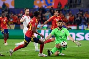 Сборная Испании установила новый рекорд в матче с Грузией