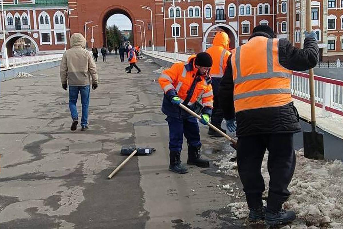 Общегородской субботник в Йошкар-Оле могут провести не в апреле, а раньше