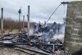 Five small children died in a fire in a private house in Abkhazia