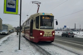 Fare payment by geo-position is being tested in several streetcars in St. Petersburg