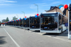 На дороги Тувы скоро выедут 20 новых больших автобусов