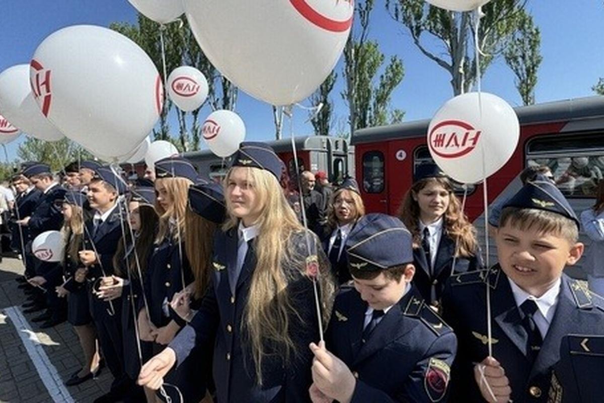 Детская железная дорога вновь начала работать в ДНР