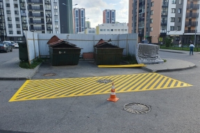 Parking on operational markings will be fined in St. Petersburg