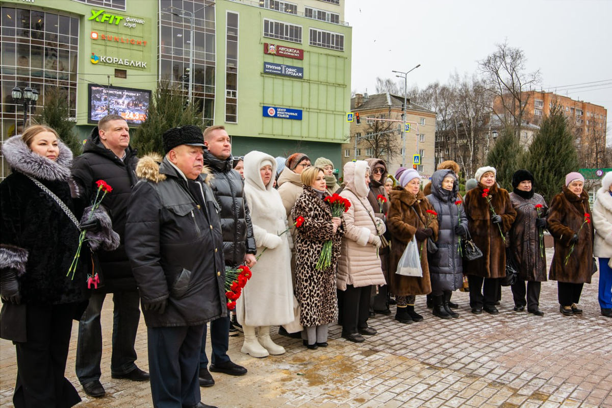 В Пушкине почтили память участников освобождения Подмосковья от немецко-фашистских захватчиков